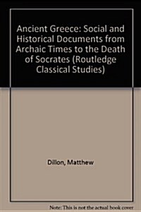 ANCIENT GREECE SOC HIST DOCS (Hardcover)