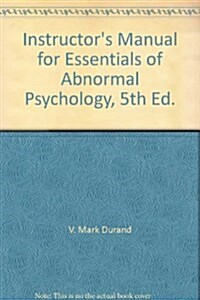 IM ESS ABNORMAL PSYCH 5E (Paperback)