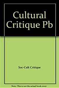 Cultural Critique Pb (Paperback)