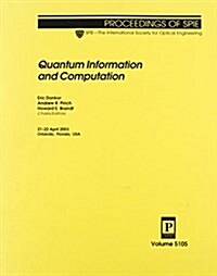 Quantum Information and Computation (Paperback)