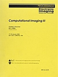 Computational Imaging III (Paperback)