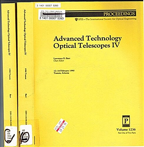 Advanced Technology Optical Telescopes IV (Paperback)