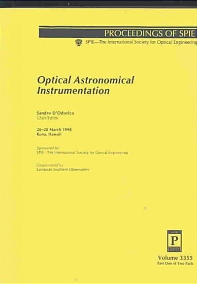 Optical Astronomical Instrumentation (Paperback)