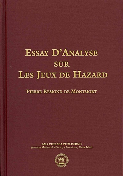 Essay Danalyse Sur Les Jeux de Hazard (Hardcover, Reprint)