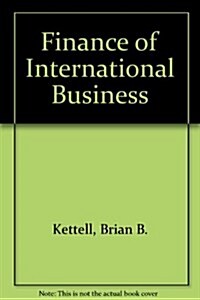 Finance of International Business (Hardcover)