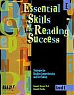 [중고] Essential Skills for Reading Success E: Student Book (Paperback)