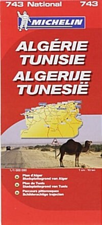 Michelin Algerie, Tunisie/ Algeria, Tunisia (Map, FOL)