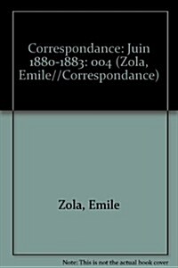 Correspondance (Hardcover)