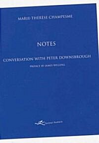 Conversation with Peter Downsbrough (Paperback)