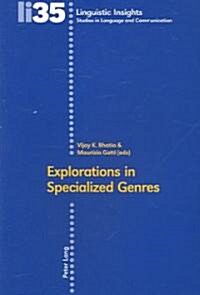 Explorations in Specialized Genres (Paperback, 1st)