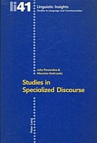 Studies in Specialized Discourse (Paperback, 1st)