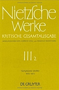 Nachgelassene Schriften 1870 - 1873 (Hardcover)