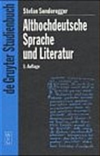Althochdeutsche Sprache Und Literatur (Hardcover)