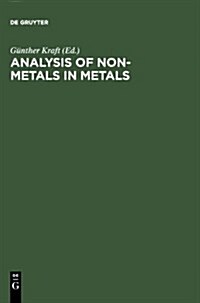 Analysis of Non-Metals in Metals (Hardcover)