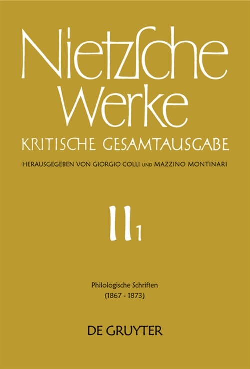 Philologische Schriften: (1867 - 1873) (Hardcover, Reprint 2013)