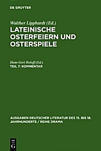 Kommentar: Aus Dem Nachla?Von Walther Lippardt Hrsg. (Hardcover, Reprint 2011)