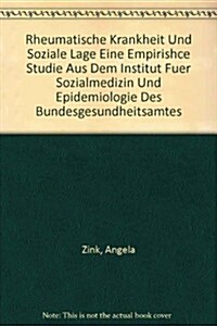 Rheumatische Krankheit und soziale Lage (Hardcover, Reprint 2019)