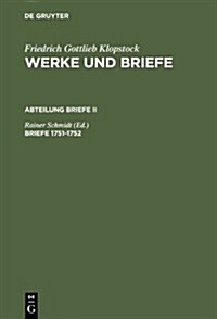 Briefe 1751-1752 (Hardcover)