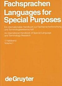 Fachsprachen / Languages for Special Purposes. 1. Halbband (Hardcover)