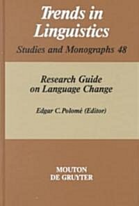 Research Guide on Language (Hardcover)