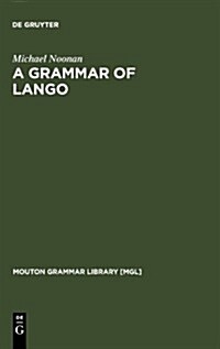 A Grammar of Lango (Hardcover)