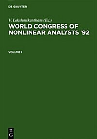 World Congress of Nonlinear Analysts 92 (Hardcover)