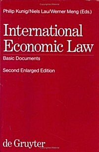 International Economic Law (Hardcover, Enl. Reprint 20)