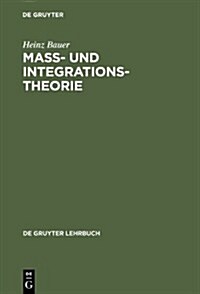 Ma? und Integrationstheorie (Hardcover, 2, 2. Uberarb. Auf)
