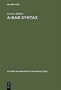 A-Bar Syntax (Hardcover)