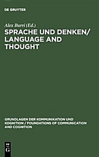 Sprache Und Denken / Language and Thought (Hardcover)