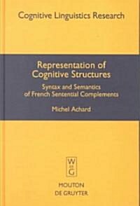 Representation of Cognitive Structures (Hardcover)