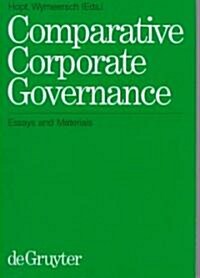 Comparative Corporate Governance (Hardcover)