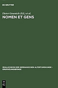 Nomen et gens (Hardcover, Reprint 2011)