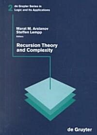 Recursion Theory and Complexity: Proceedings of the Kazan 97 Workshop, Kazan, Russia, July 14-19, 1997 (Hardcover, Reprint 2014)