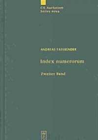 Index Numerorum: Ein Findbuch Zum Corpus Inscriptionum Latinarum (Hardcover)