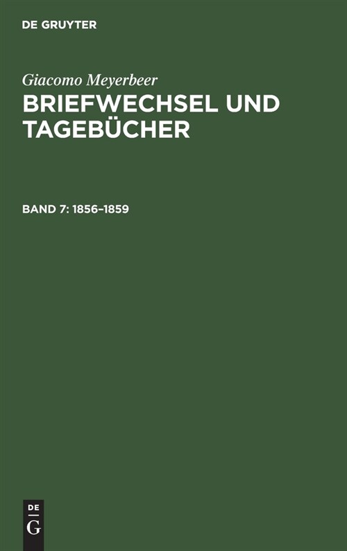 1856-1859 (Hardcover, Reprint 2020)