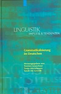 Grammatikalisierung Im Deutschen (Hardcover)