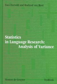 Statistics in language research : analysis of variance