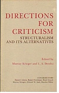 Directions for Criticism (Hardcover)