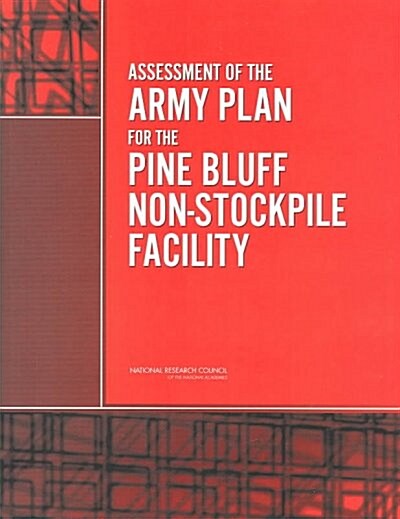 Assessment of the Army Plan for the Pine Bluff Non-Stockpile Facility (Paperback)