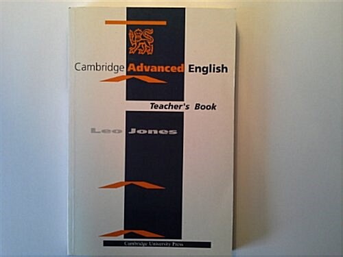 [중고] Cambridge Advanced English Teachers book (Paperback)