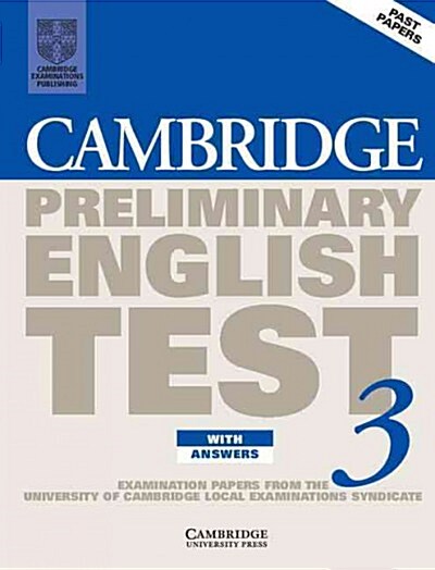 Cambridge Preliminary English Test 3 (Paperback)