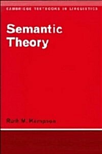 Semantic Theory (Hardcover)