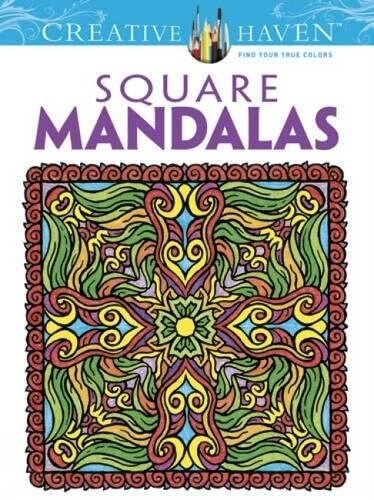 [중고] Creative Haven Square Mandalas Coloring Book (Paperback)