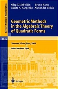 Geometric Methods in the Algebraic Theory of Quadratic Forms (Paperback)