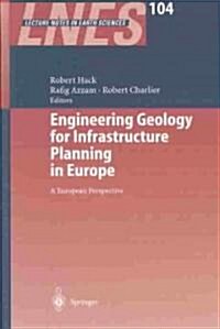 Engineering Geology for Infrastructure Planning in Europe: A European Perspective (Hardcover, 2004)