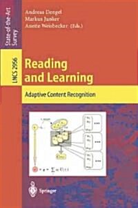 Reading and Learning: Adaptive Content Recognition (Paperback, 2004)