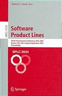 Software Product Lines: Third International Conference, Splc 2004, Boston, Ma, USA, August 30-September 2, 2004, Proceedings (Paperback, 2004)