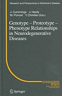 Genotype - Proteotype - Phenotype Relationships in Neurodegenerative Diseases (Hardcover, 2005)