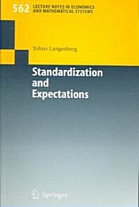 Standardization And Expectations (Paperback)